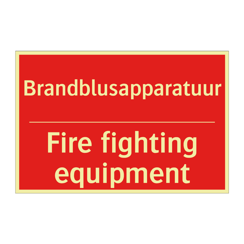 Brandblusapparatuur - Fire fighting equipment