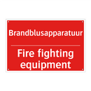 Brandblusapparatuur - Fire fighting equipment