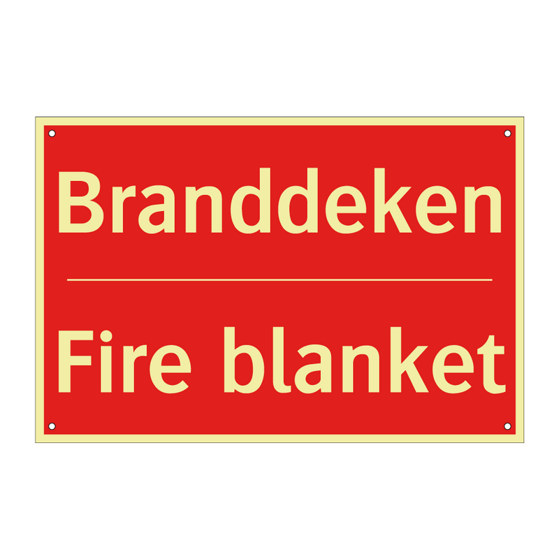 Branddeken - Fire blanket