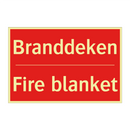 Branddeken - Fire blanket