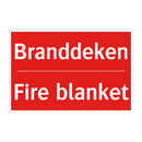Branddeken - Fire blanket