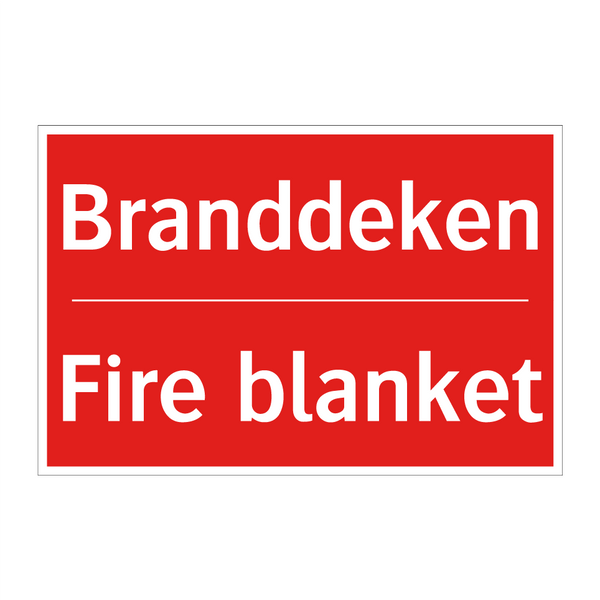 Branddeken - Fire blanket