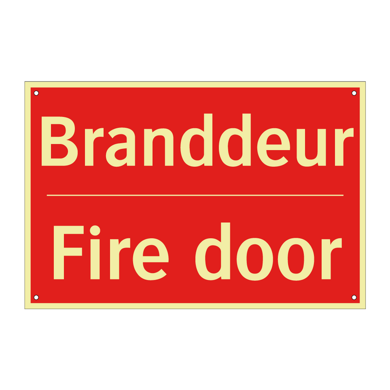 Branddeur - Fire door