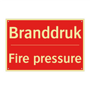 Branddruk - Fire pressure