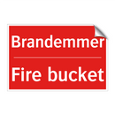 Brandemmer - Fire bucket
