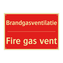 Brandgasventilatie - Fire gas vent