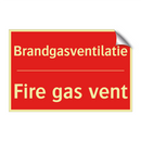 Brandgasventilatie - Fire gas vent