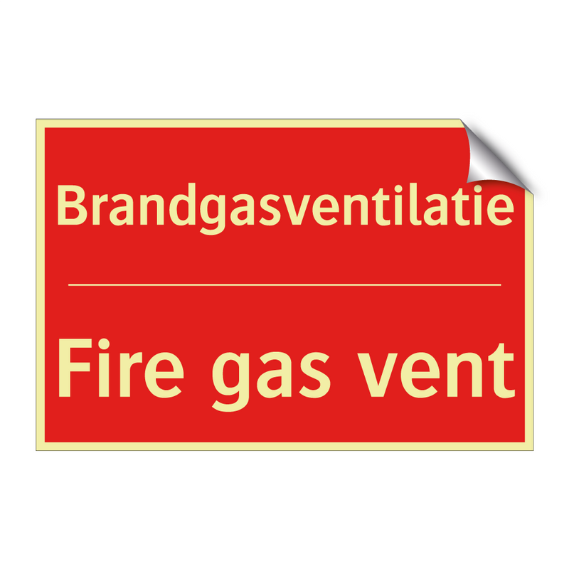 Brandgasventilatie - Fire gas vent
