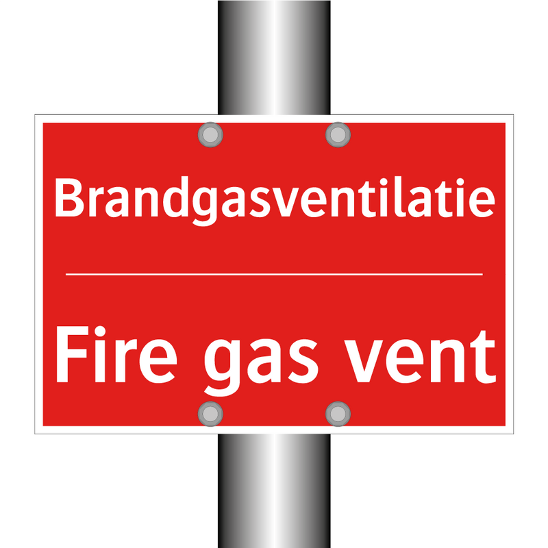 Brandgasventilatie - Fire gas vent