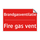 Brandgasventilatie - Fire gas vent
