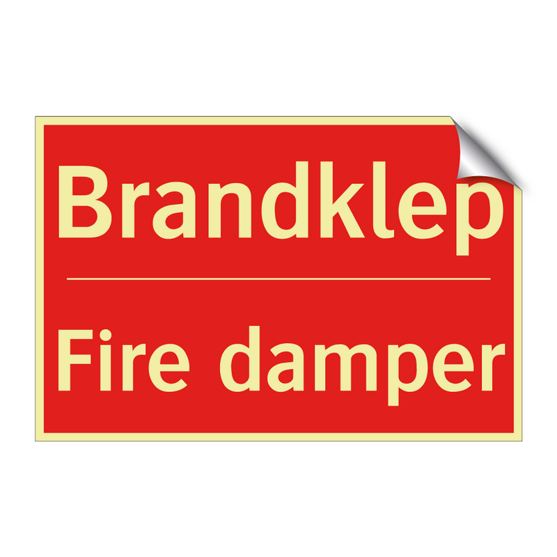 Brandklep - Fire damper