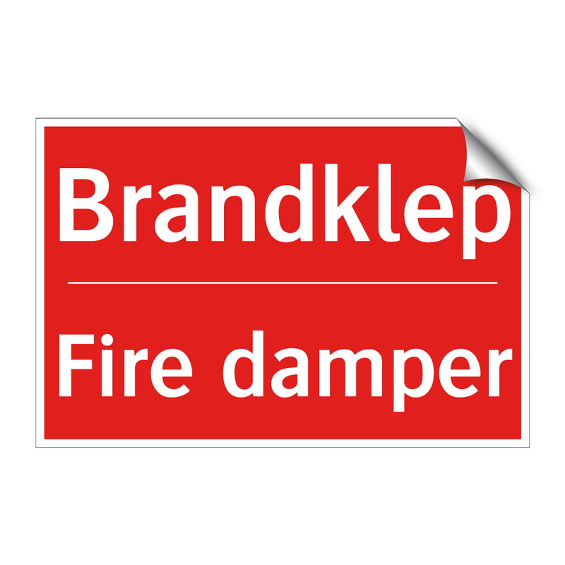 Brandklep - Fire damper