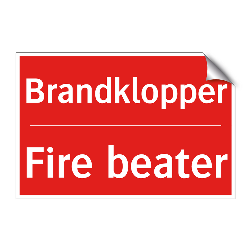 Brandklopper - Fire beater
