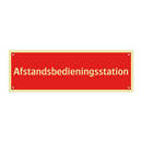 Afstandsbedieningsstation & Afstandsbedieningsstation & Afstandsbedieningsstation