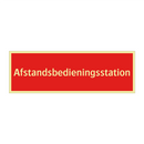 Afstandsbedieningsstation & Afstandsbedieningsstation & Afstandsbedieningsstation