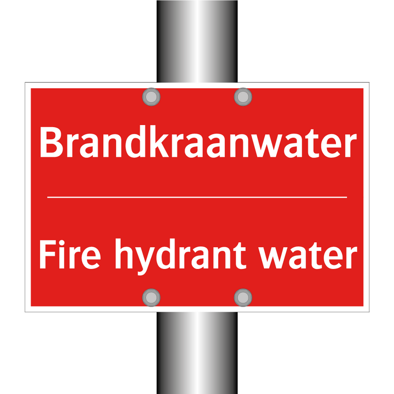 Brandkraanwater - Fire hydrant water