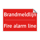 Brandmeldlijn - Fire alarm line