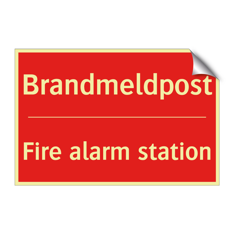 Brandmeldpost - Fire alarm station