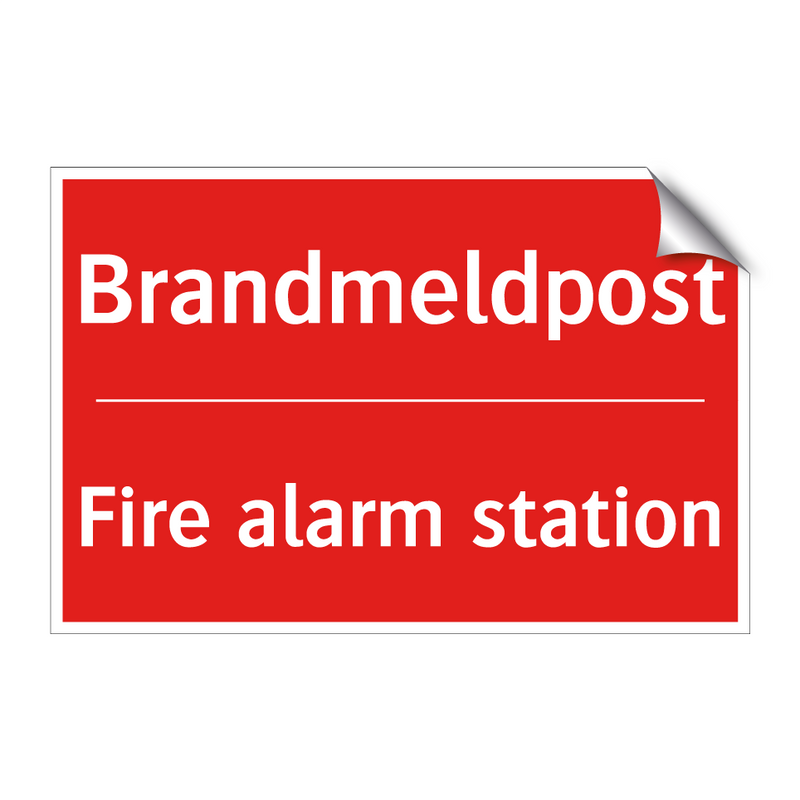Brandmeldpost - Fire alarm station