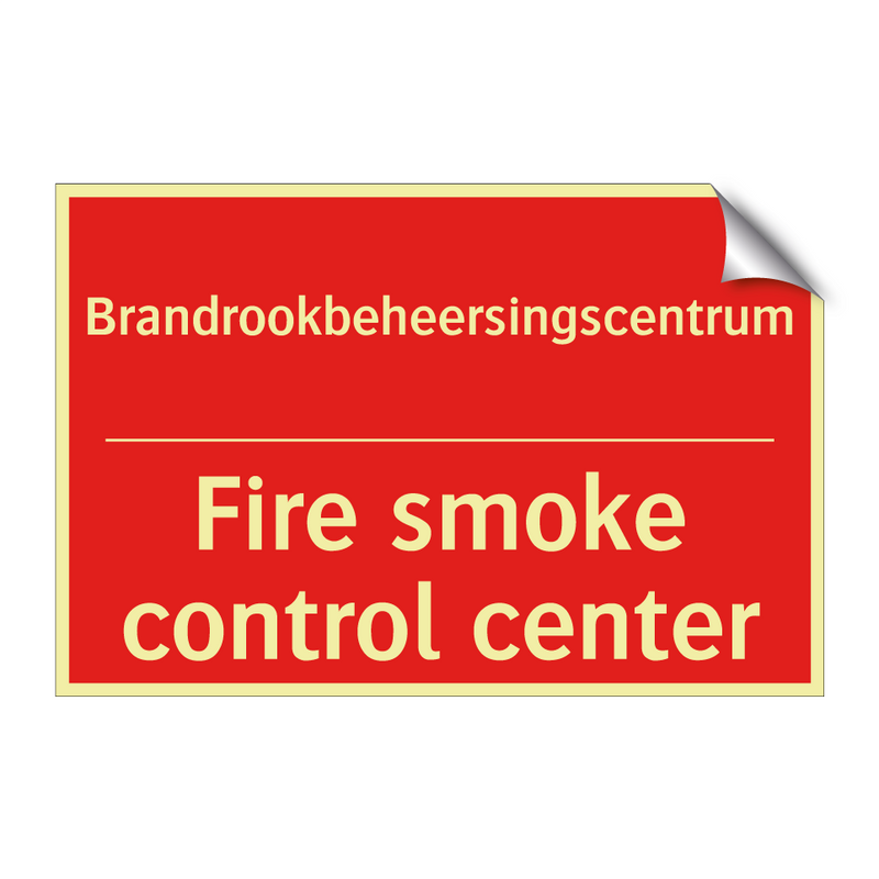 Brandrookbeheersingscentrum - Fire smoke control center