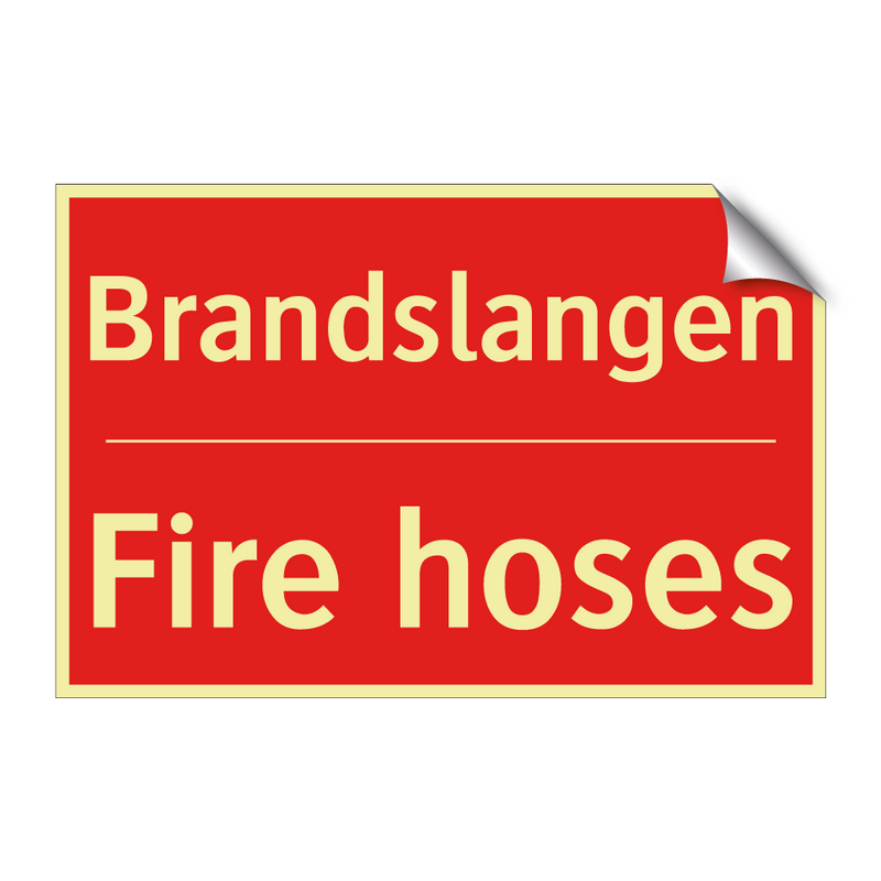 Brandslangen - Fire hoses