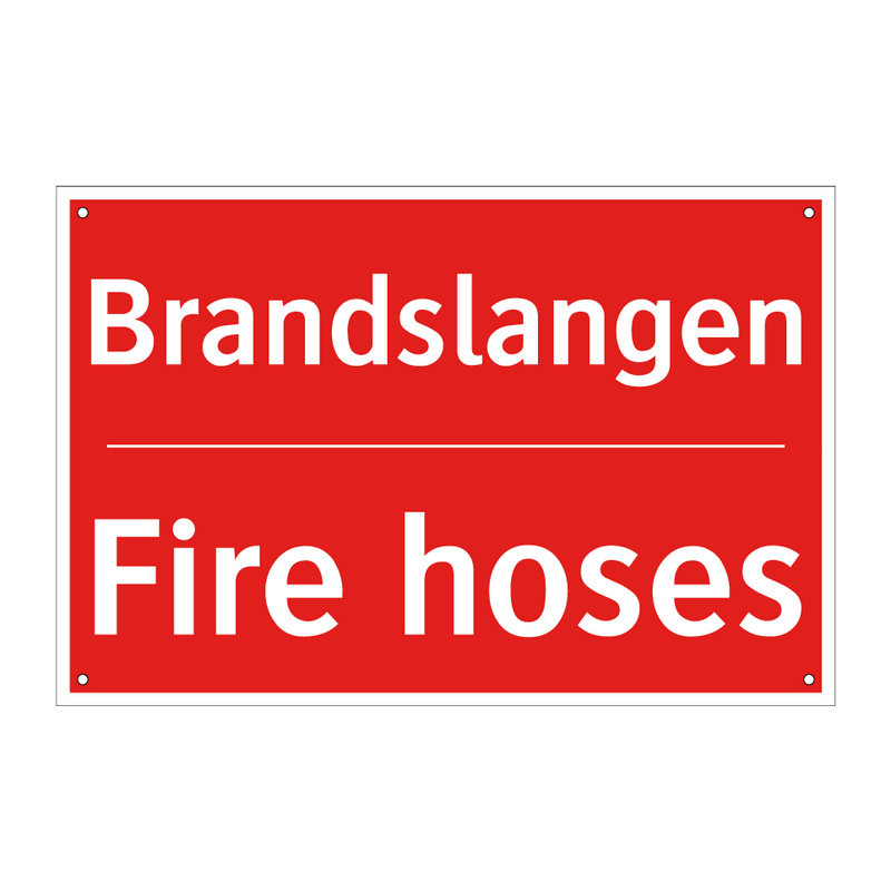 Brandslangen - Fire hoses