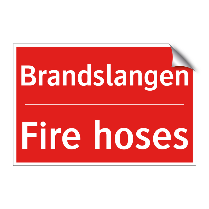 Brandslangen - Fire hoses