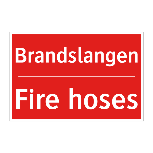 Brandslangen - Fire hoses