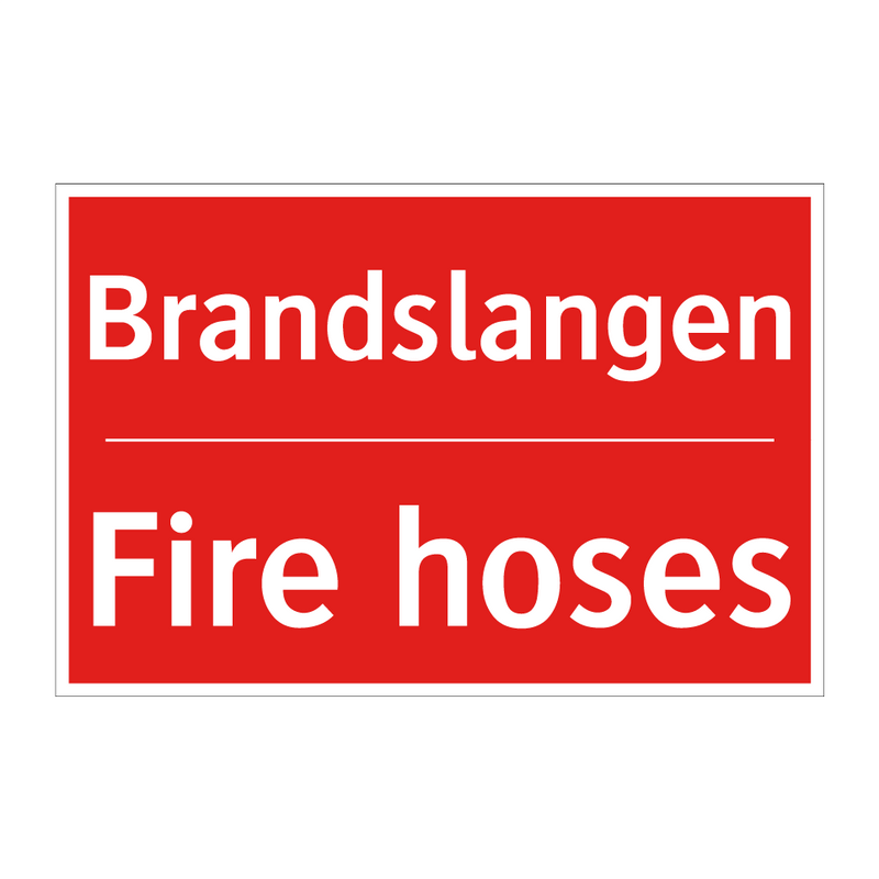 Brandslangen - Fire hoses