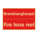 Brandslanghaspel - Fire hose reel