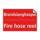 Brandslanghaspel - Fire hose reel