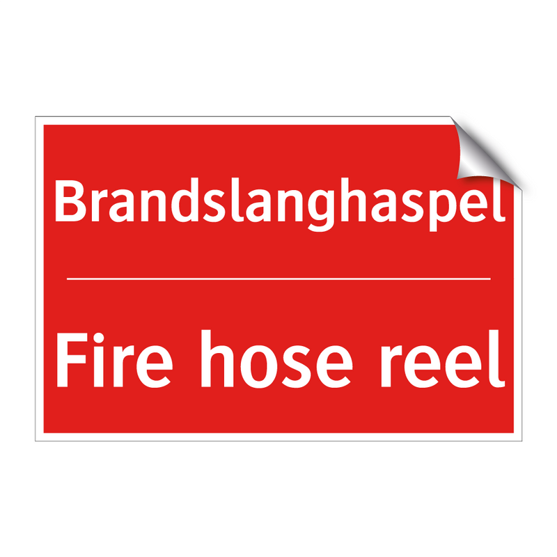 Brandslanghaspel - Fire hose reel