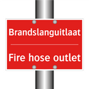 Brandslanguitlaat - Fire hose outlet