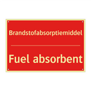 Brandstofabsorptiemiddel - Fuel absorbent