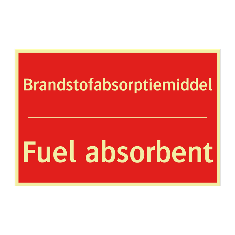 Brandstofabsorptiemiddel - Fuel absorbent