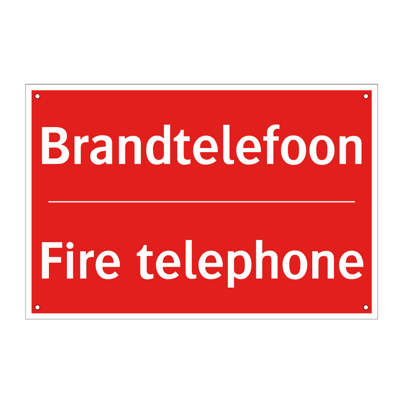 Brandtelefoon - Fire telephone