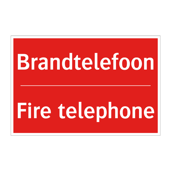 Brandtelefoon - Fire telephone