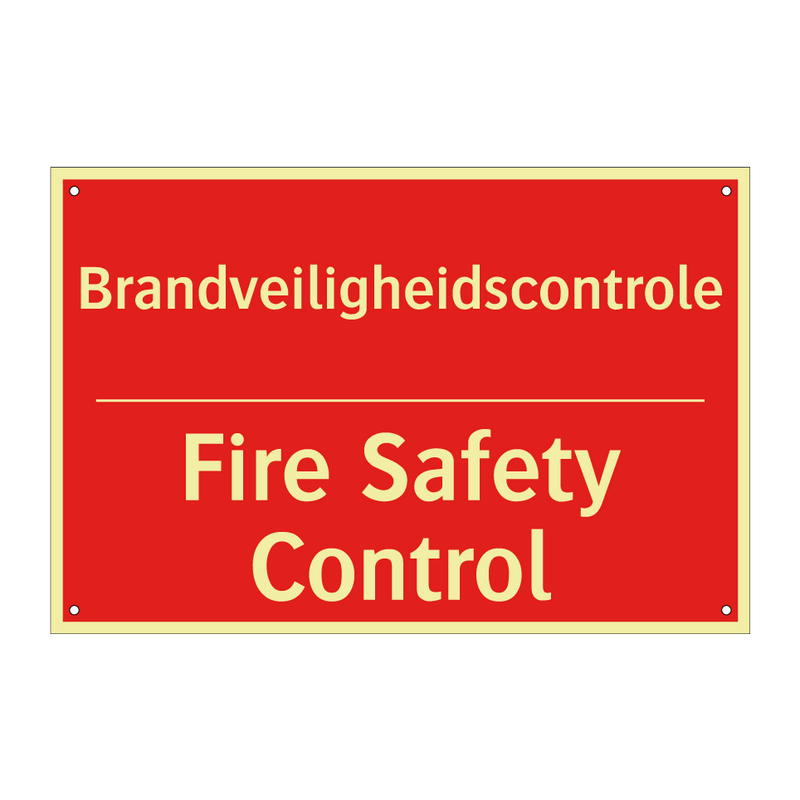 Brandveiligheidscontrole - Fire Safety Control