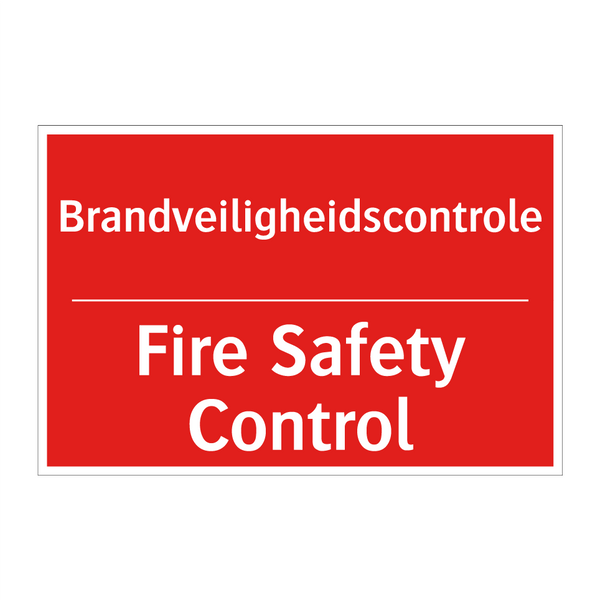 Brandveiligheidscontrole - Fire Safety Control
