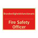 Brandveiligheidsfunctionaris - Fire Safety Officer