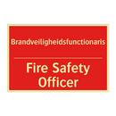 Brandveiligheidsfunctionaris - Fire Safety Officer
