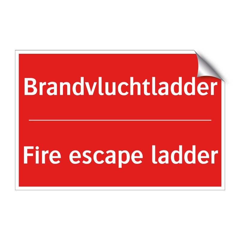 Brandvluchtladder - Fire escape ladder