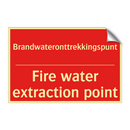 Brandwateronttrekkingspunt - Fire water extraction point