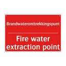 Brandwateronttrekkingspunt - Fire water extraction point