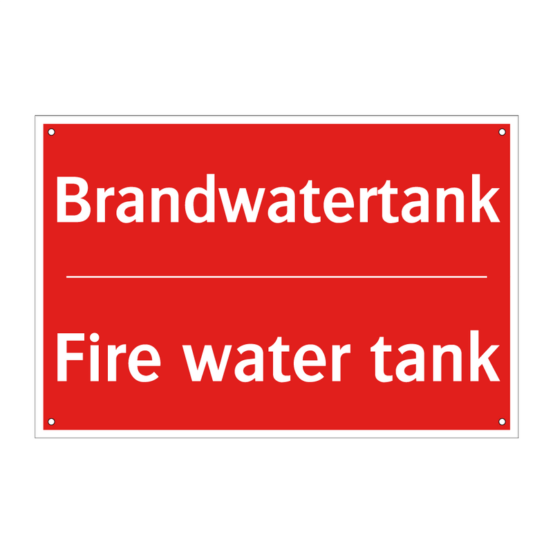 Brandwatertank - Fire water tank