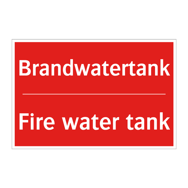 Brandwatertank - Fire water tank