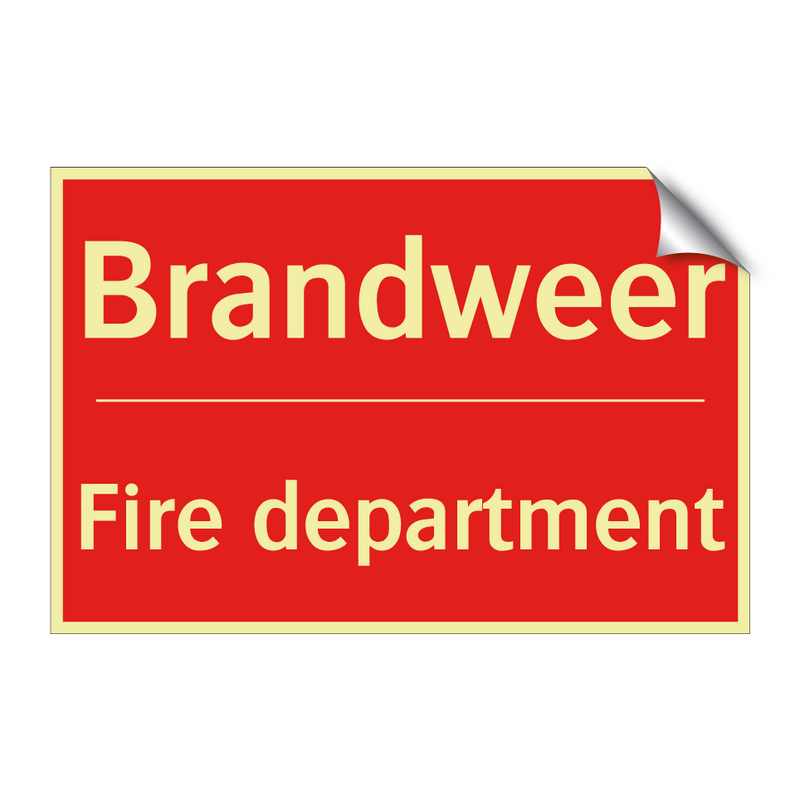 Brandweer - Fire department