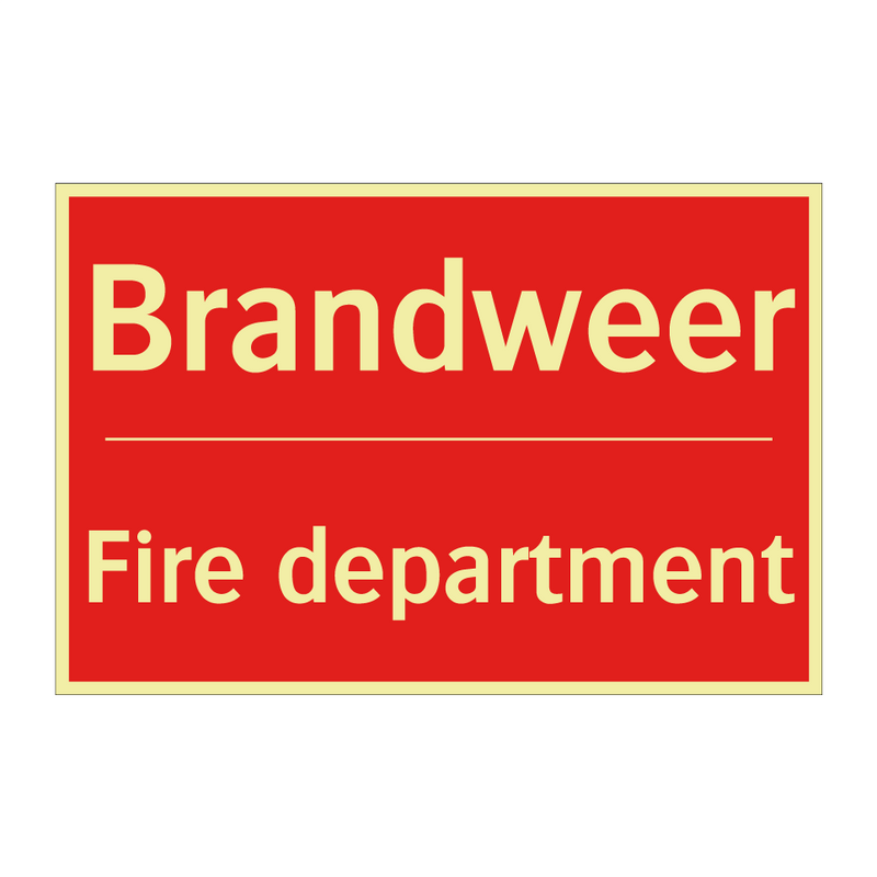 Brandweer - Fire department