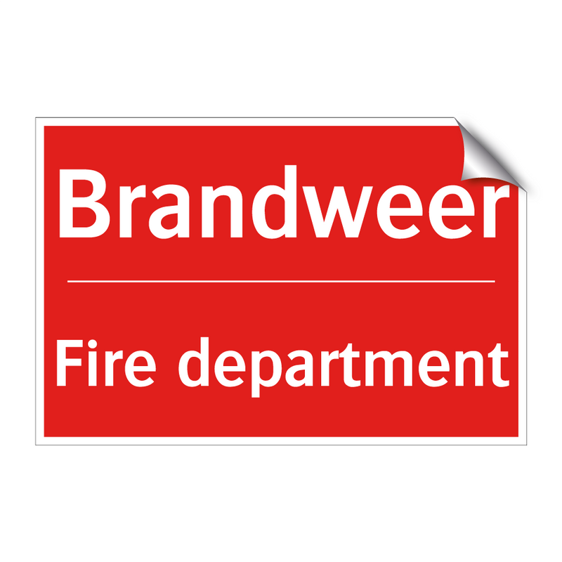 Brandweer - Fire department