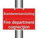 Brandweeraansluiting - Fire department connection